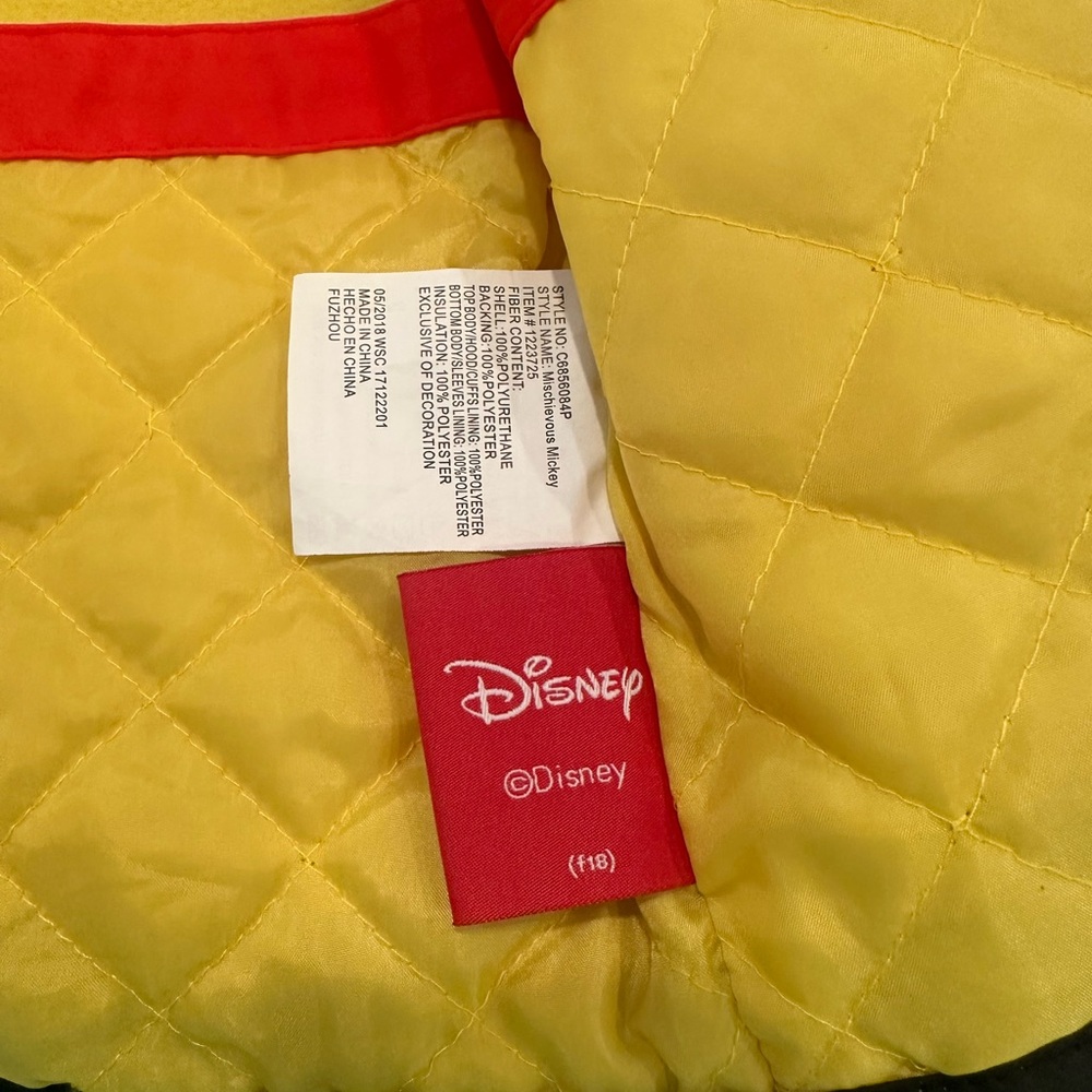 Disney Mickey Mouse Raincoat - Picture 5 of 5